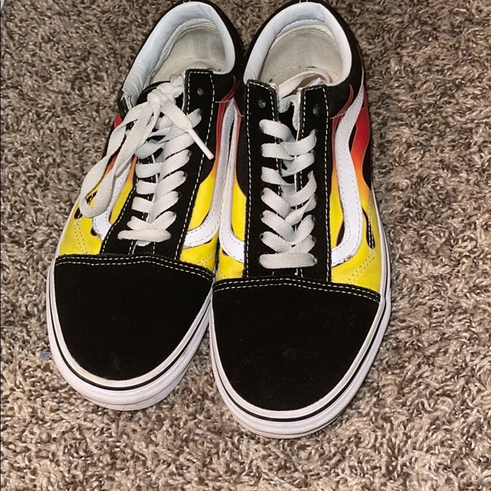Old school flame vans